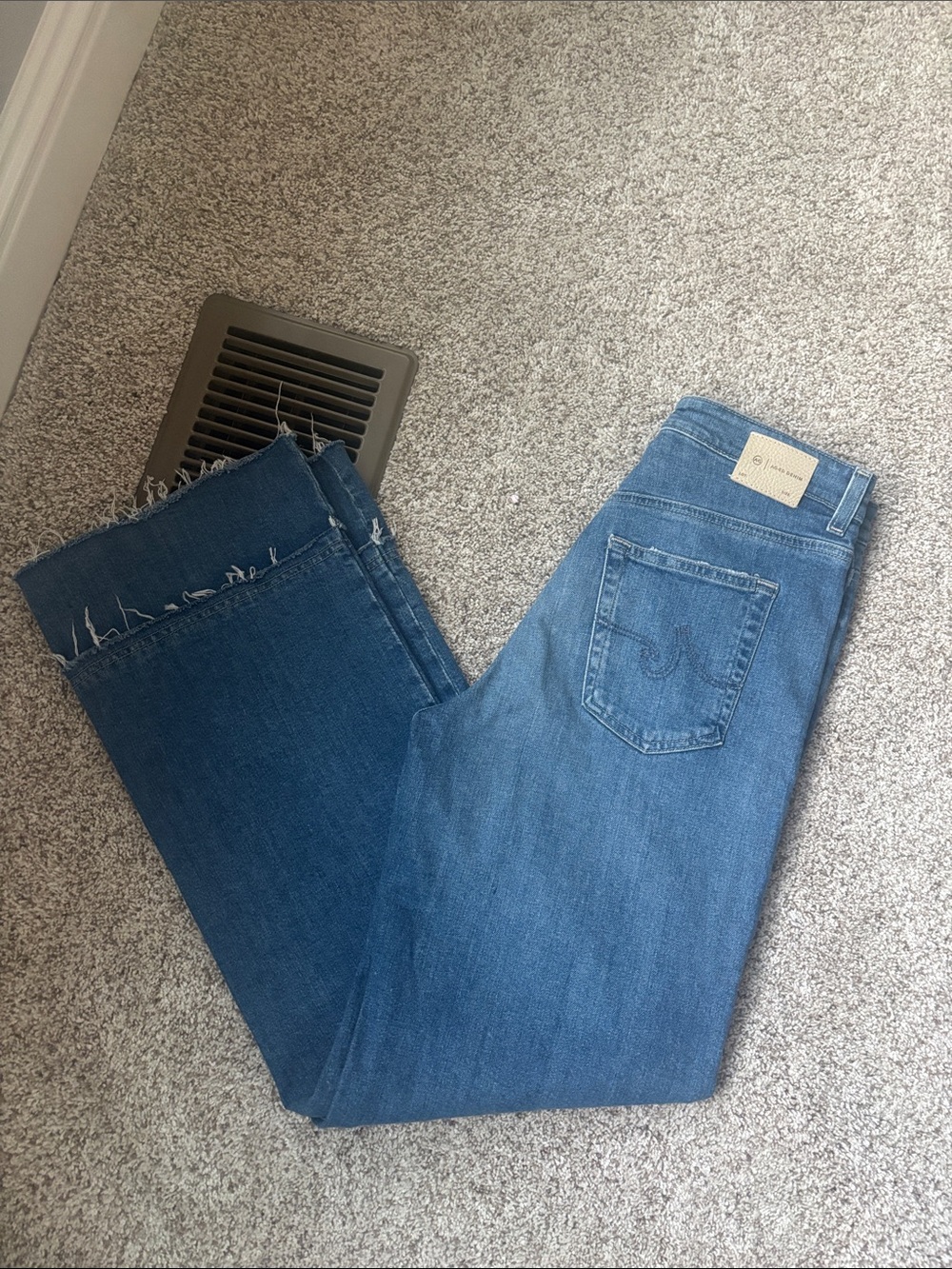 NWOT AG kora 16 years postcard High-Rise Wide-Leg Blue Women’s Jeans - Picture 16 of 16